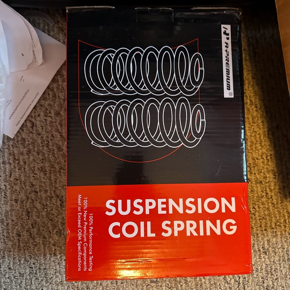 Black Suspension Coil Spring